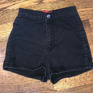 Akira back ultra high rise shorts